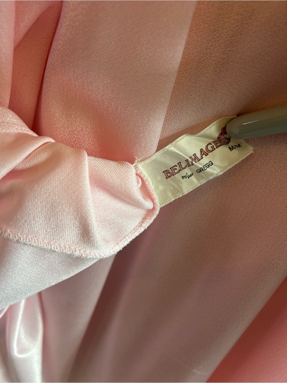 Vintage Belimage by Gregg Pink Lace Nightgown Romantic Feminine Slip Dress - Picture 6 of 6